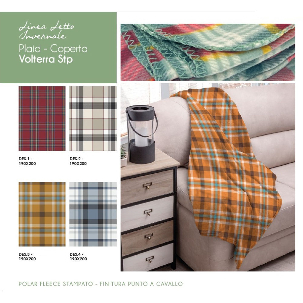 Plaid - Coperta Volterra Stp - 190x200cmZambetti