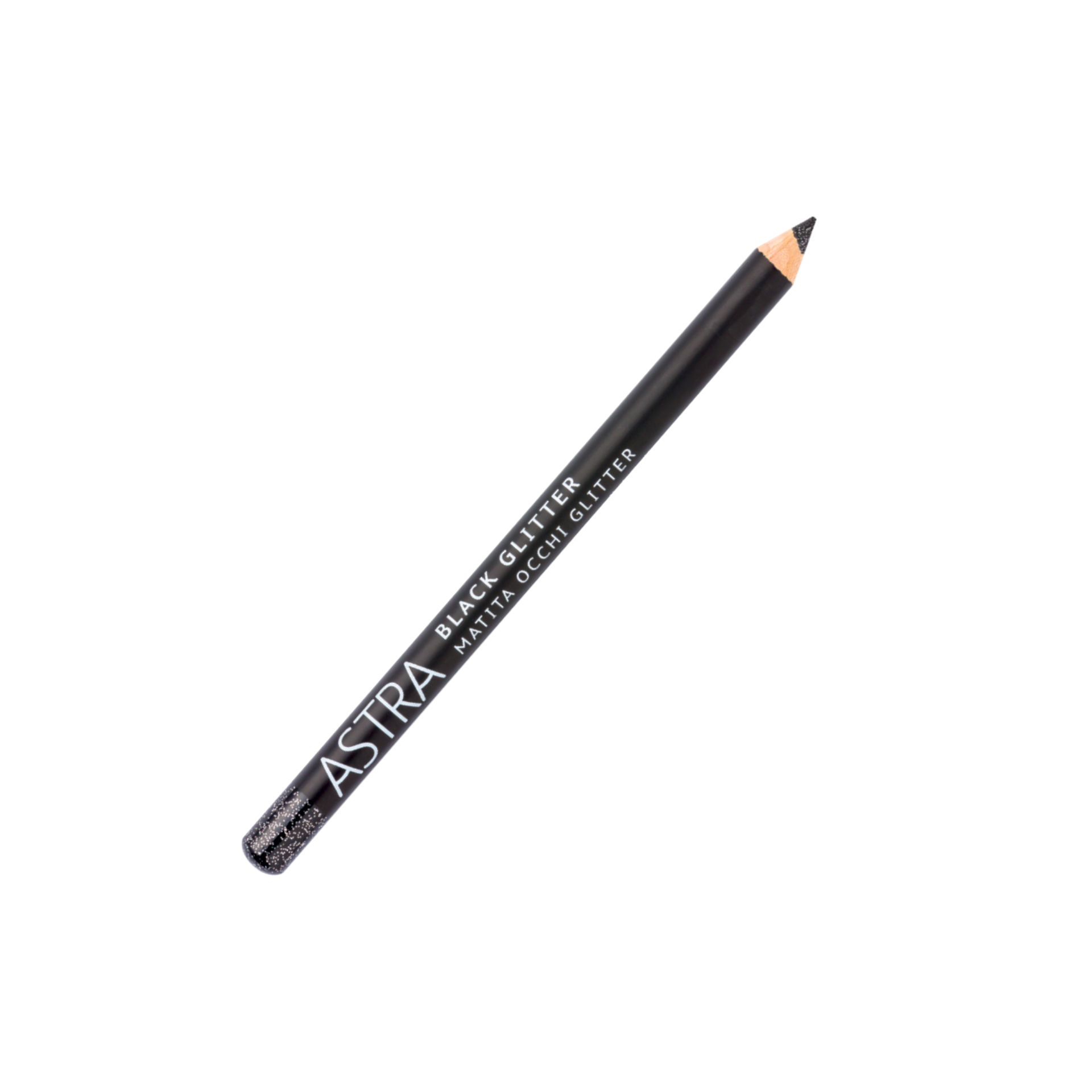 BLACK GLITTER - Matita Occhi Nera GlitterAstra