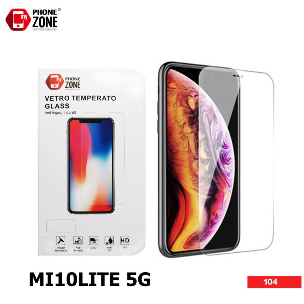 MY PHONE ZONE PELLICOLA VETRO TEMPERATO XIAOMI MI 10 LITE 5GMy Phone Zone