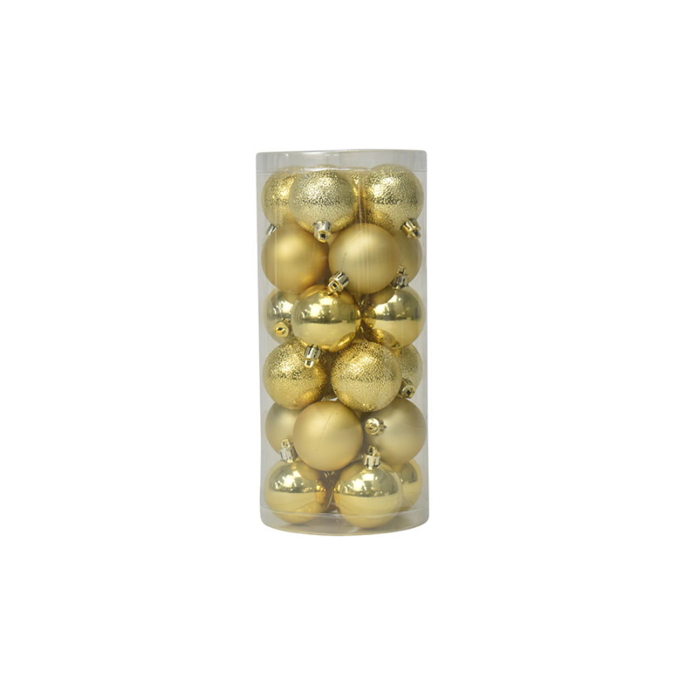 Set 24 Palline di Natale Ø5cm - OroNataluna