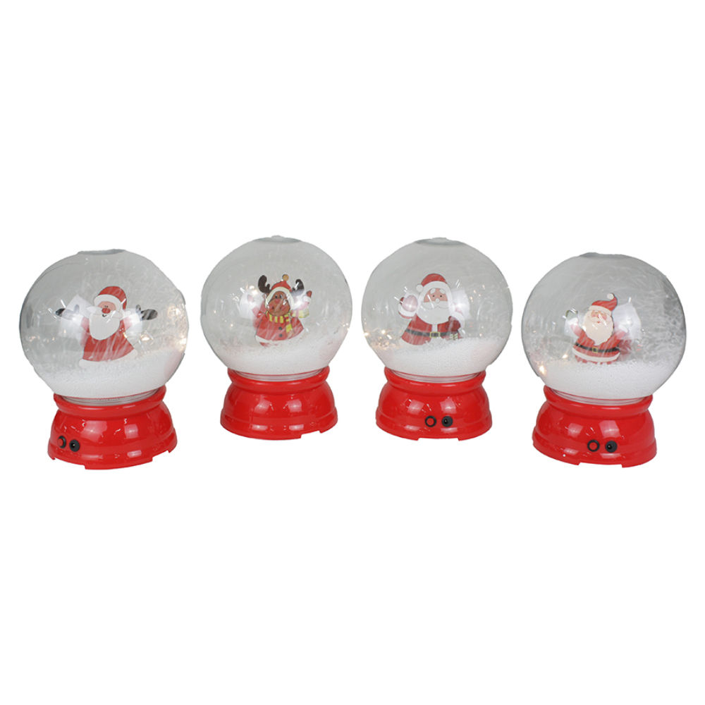 Palla di Neve + Luce/Musica - Ø20x24cmNataluna