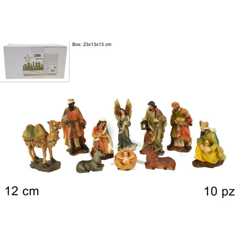 Set Natività 12cm - 10pzDue Esse
