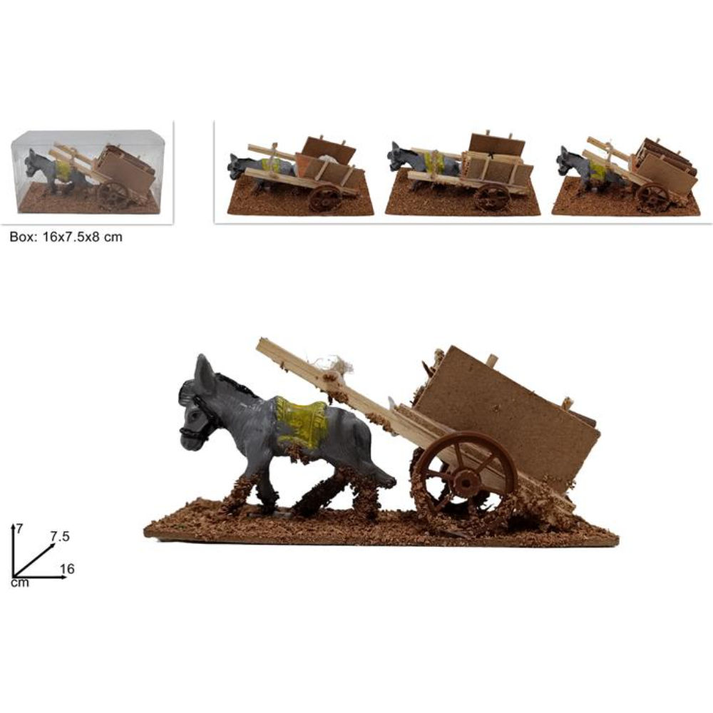 Scenario Asino con Carrello - AssortitiDue Esse