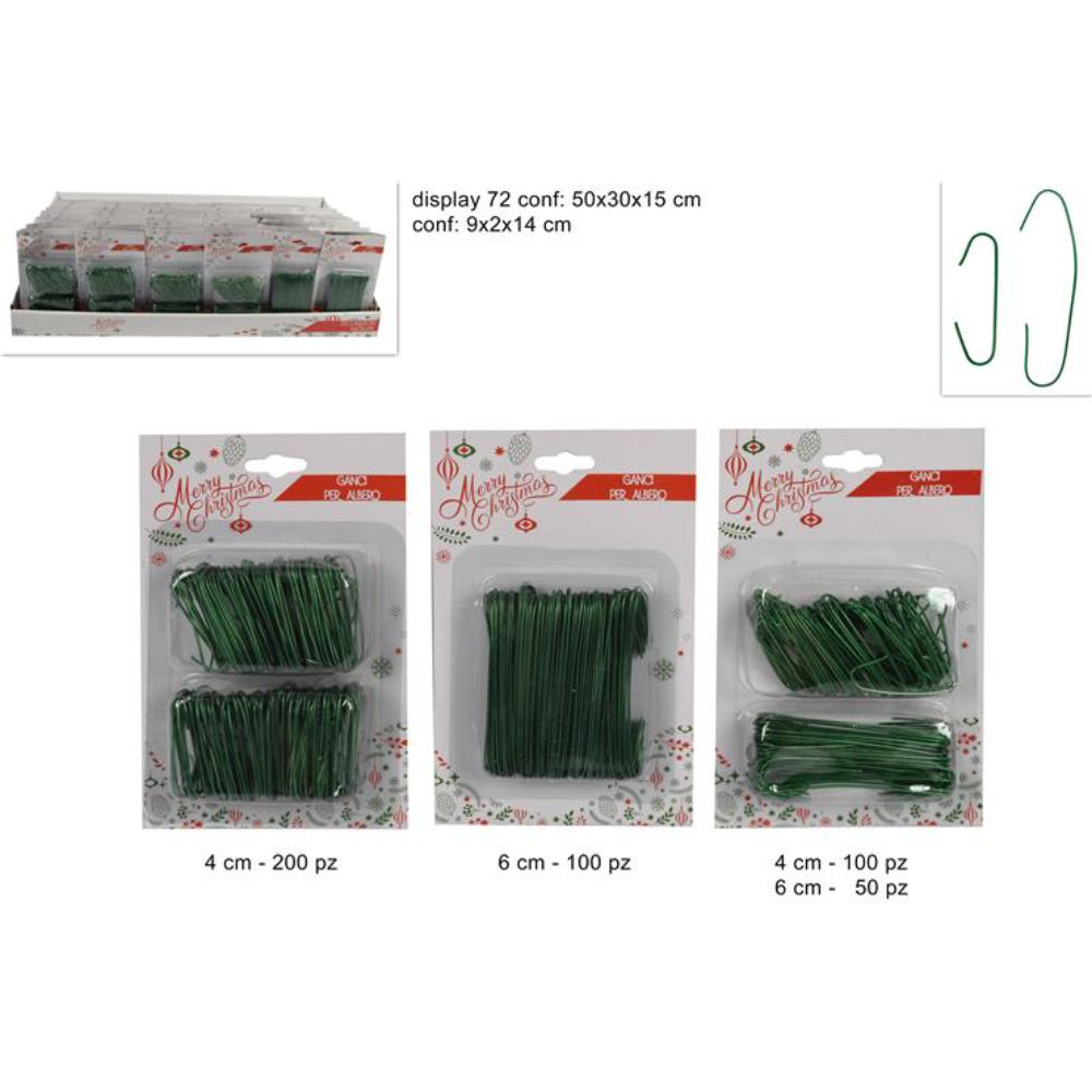 Ganci Verdi in Metallo - AssortitiDue Esse