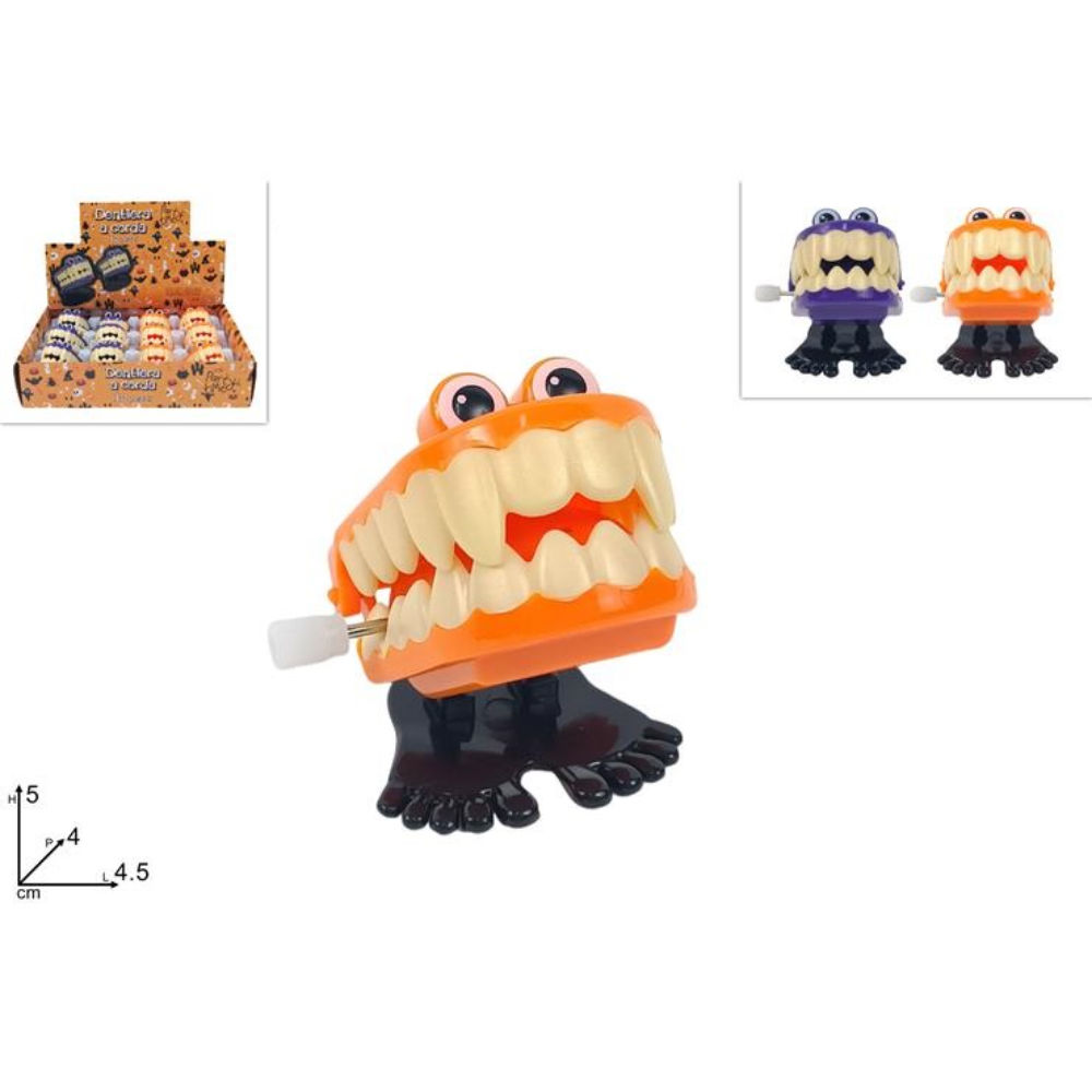 Decorazione Halloween - Dentiera a MollaDue Esse