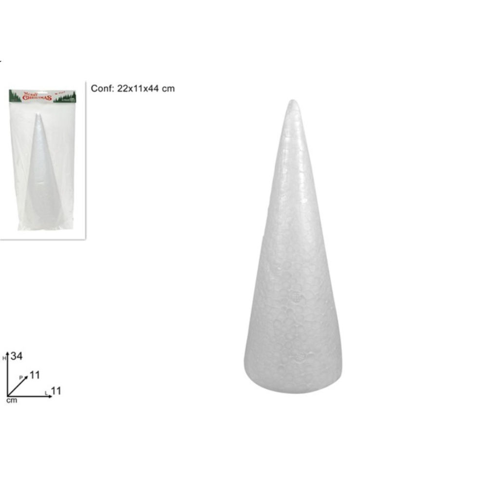 Cono in Polistirolo - Ø11x34cmDue Esse