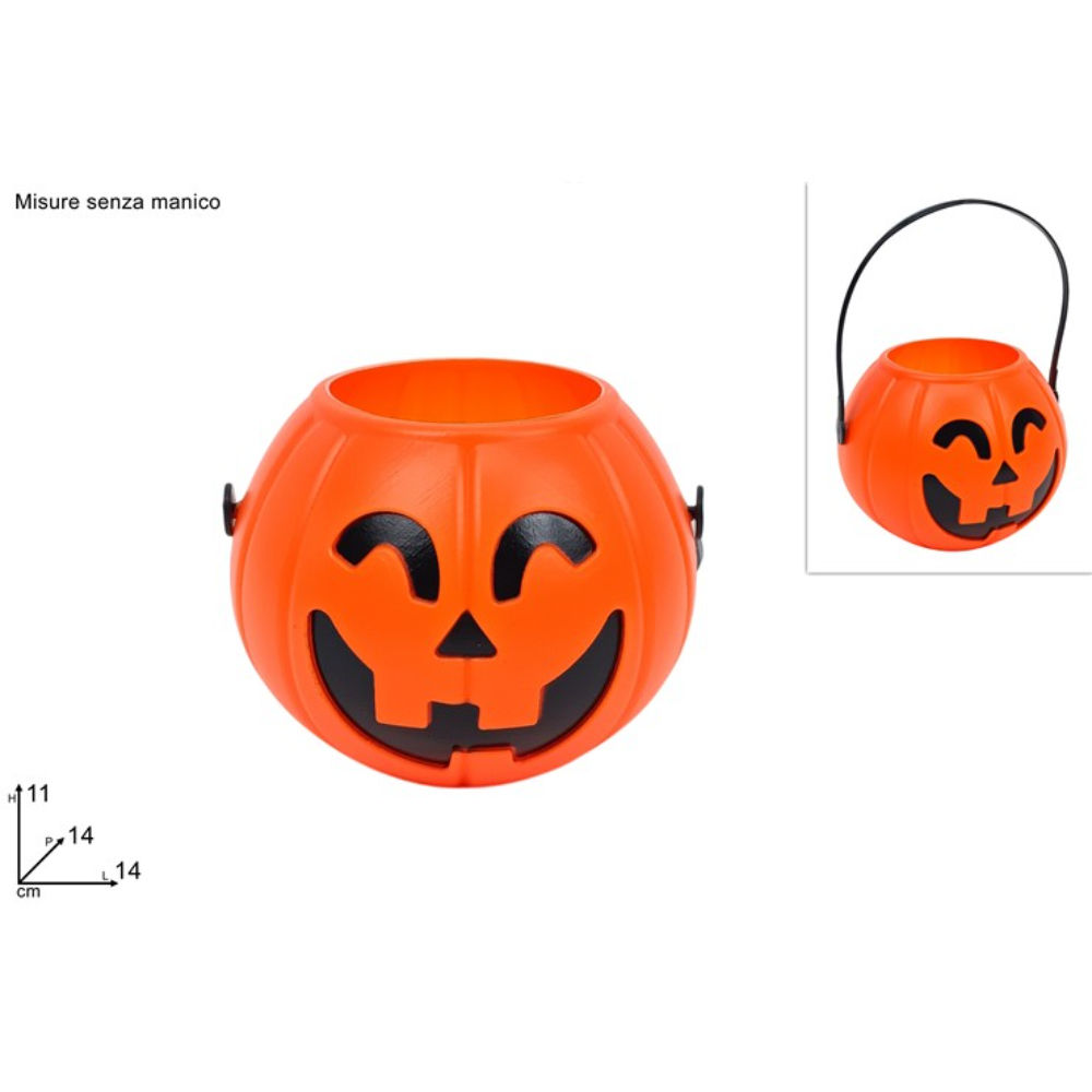Cestello Halloween per Dolci – Zucca con ManicoDue Esse