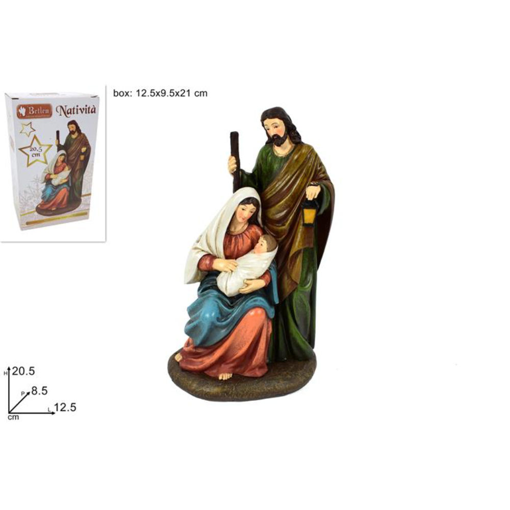 Statua Natività 20,5cm - La Sacra FamigliaDue Esse