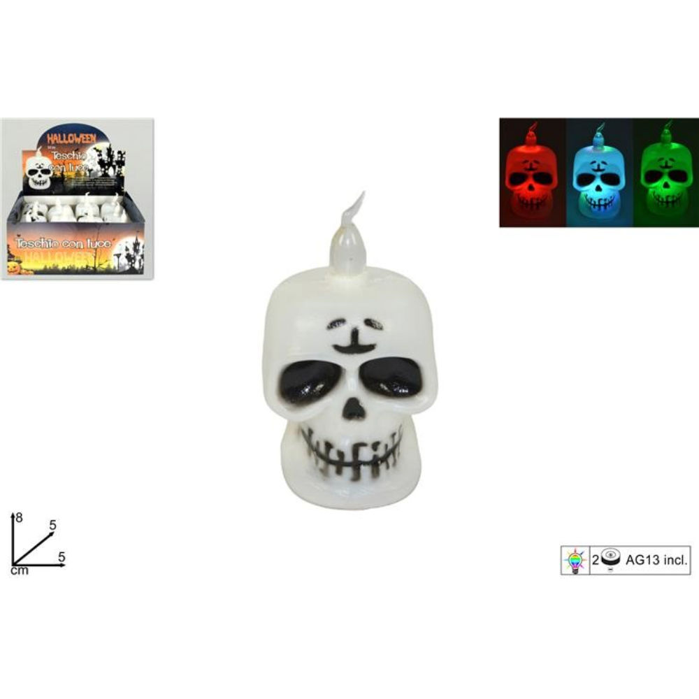 Decorazione Halloween - Teschio LEDDue Esse