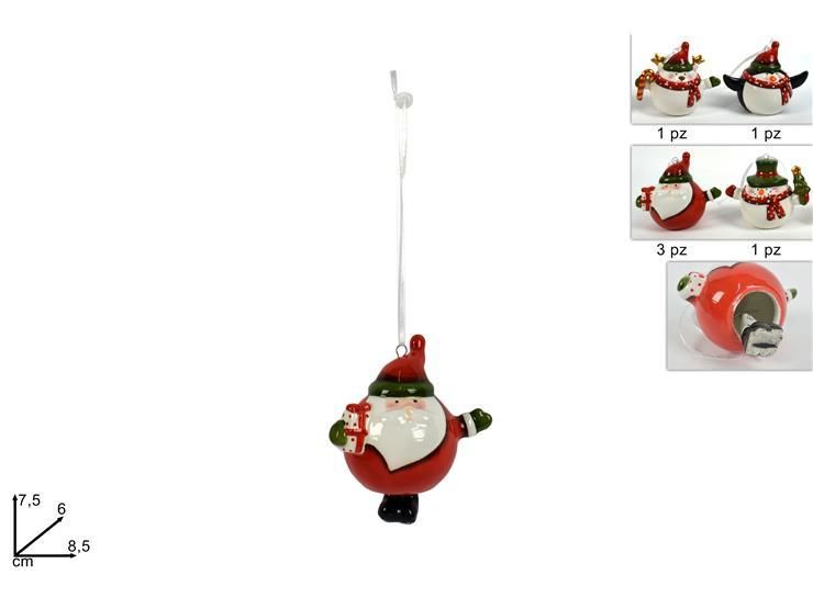 CAMPANELLINO SOGGETTO NATALIZIO 4ASS HY9513-1/-2/-3/-4Due Esse