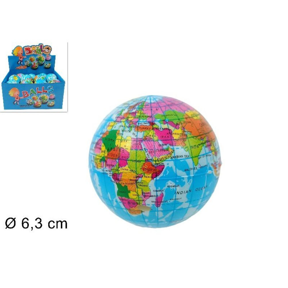 PALLINA SPUGNA MAPPAMONDO 10CMCigioki
