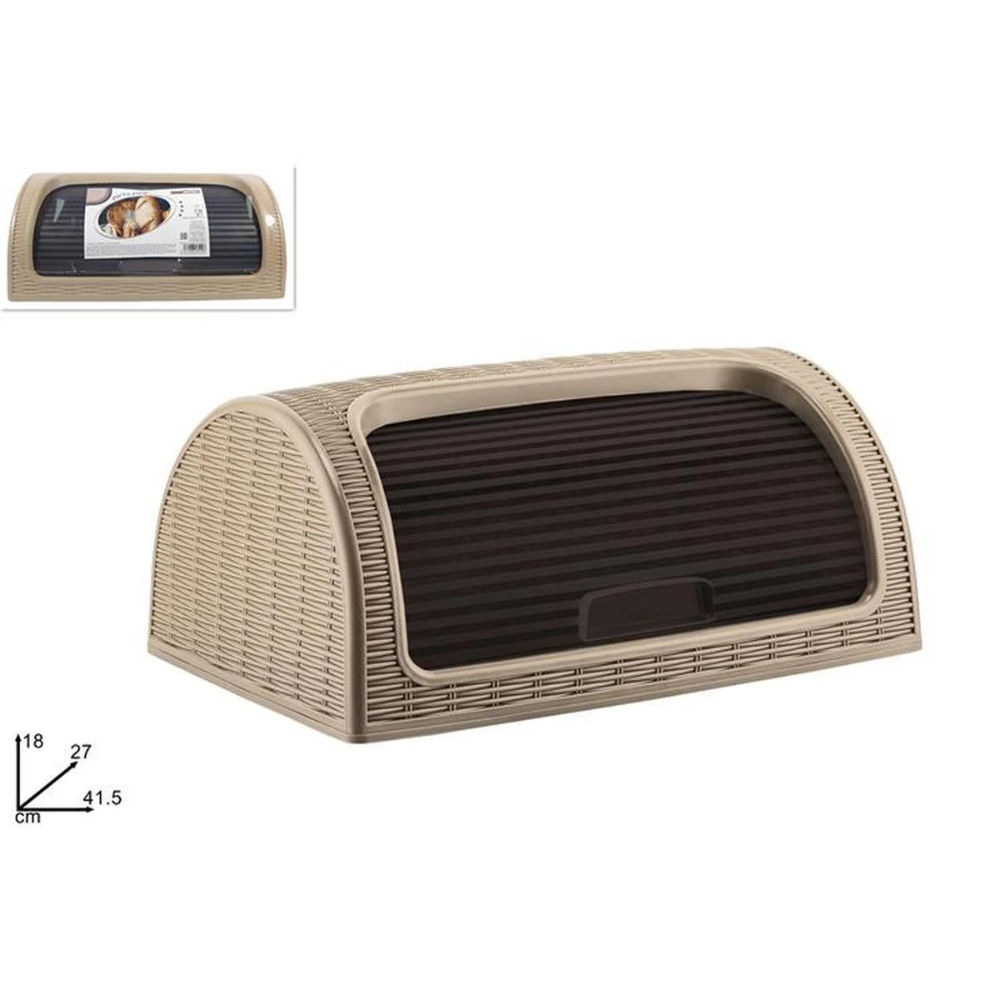 Portapane Rattan 18x27x41cm - CappuccinoDue Esse