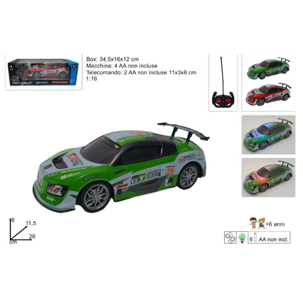 AUTO SPORTIVA RADIOCONTROLL - XRACERCigioki