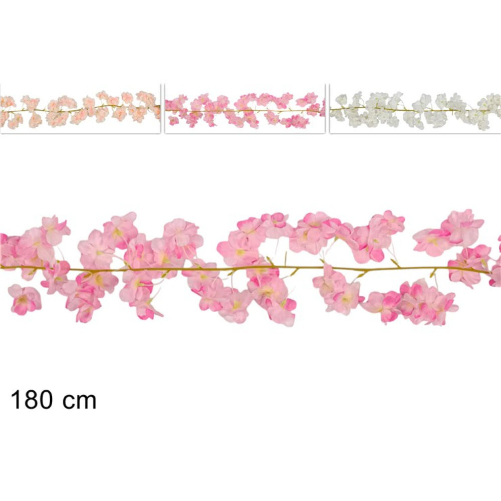 Ghirlanda Fiori di Pesco - 180cmDue Esse