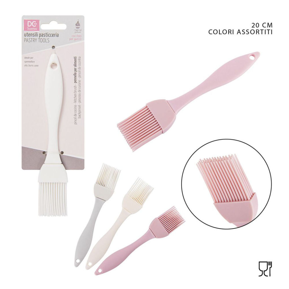 DC CASA PENNELLO ALIMENTI SILICONE 20CMDc Casa
