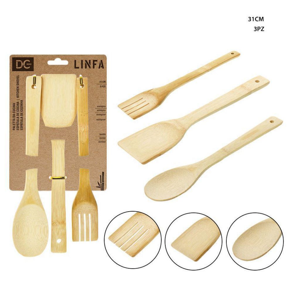 DC CASA PALETTA BAMBOO 31CM 3PZDc Casa