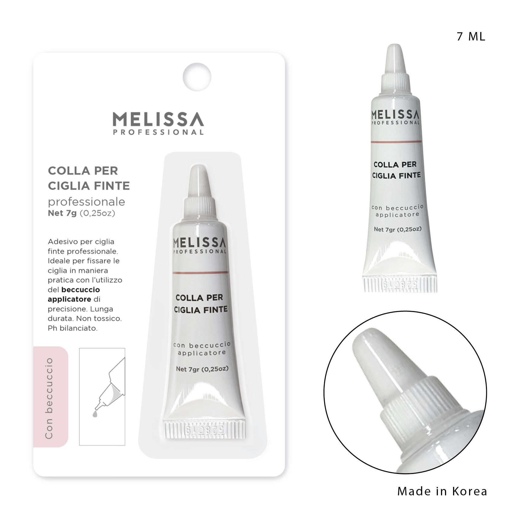 MELISSA COLLA CIGLIA FINTE TUBO 7MLMelissa