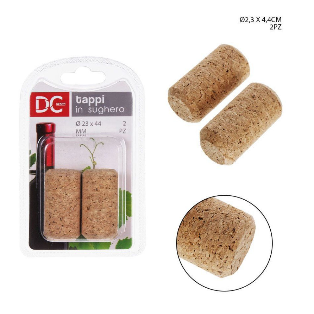 DC CASA TAPPO BOTTIGLIA 23X44MM 2PZDc Casa