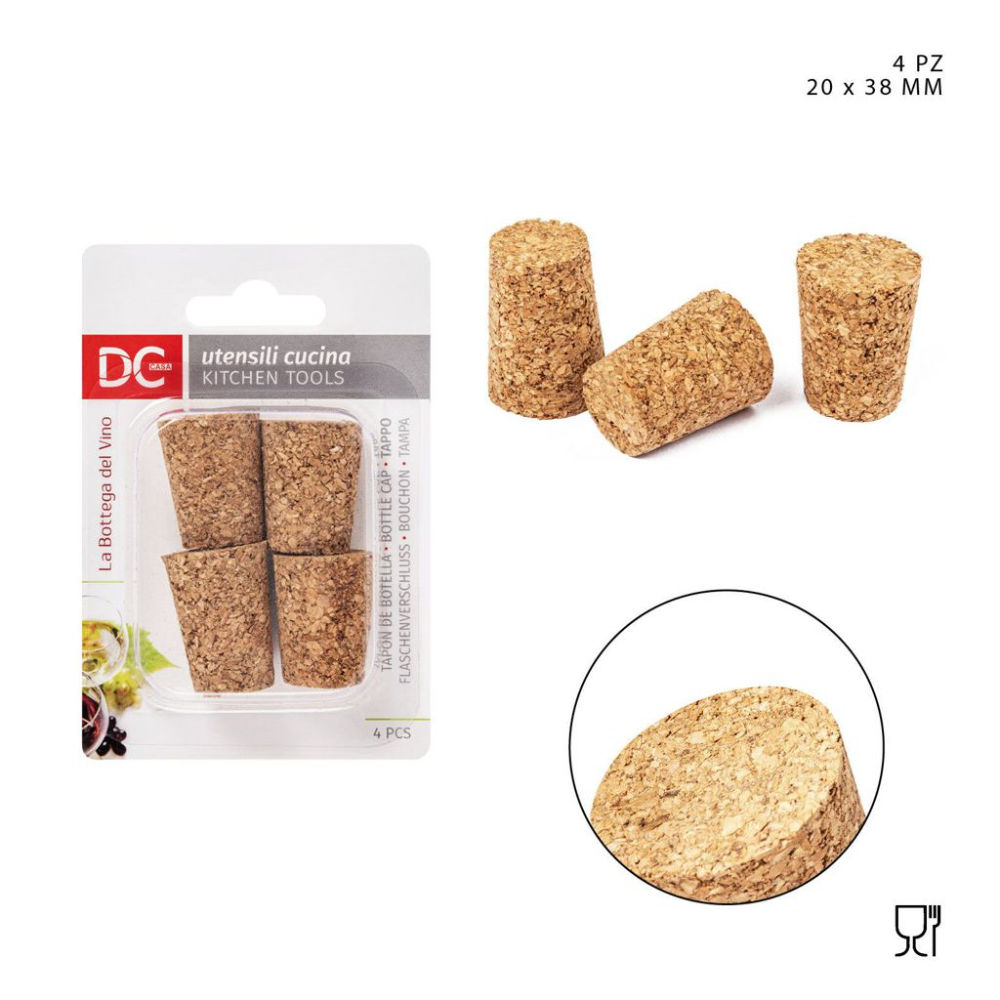 DC CASA TAPPO BOTTIGLIA (18-23)X30MM 4PZDc Casa