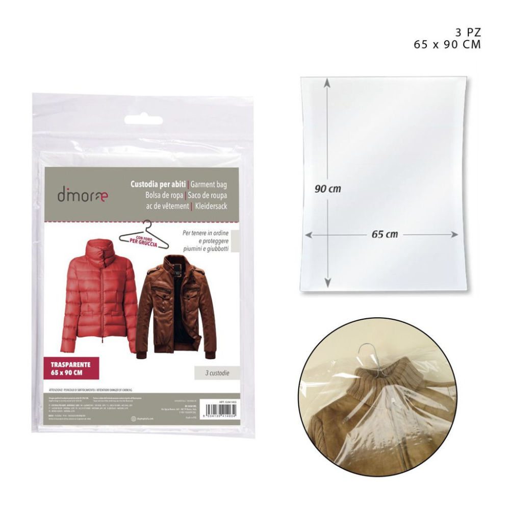 Dimorae Custodia Abiti 65x90cm - 3pzDimorae
