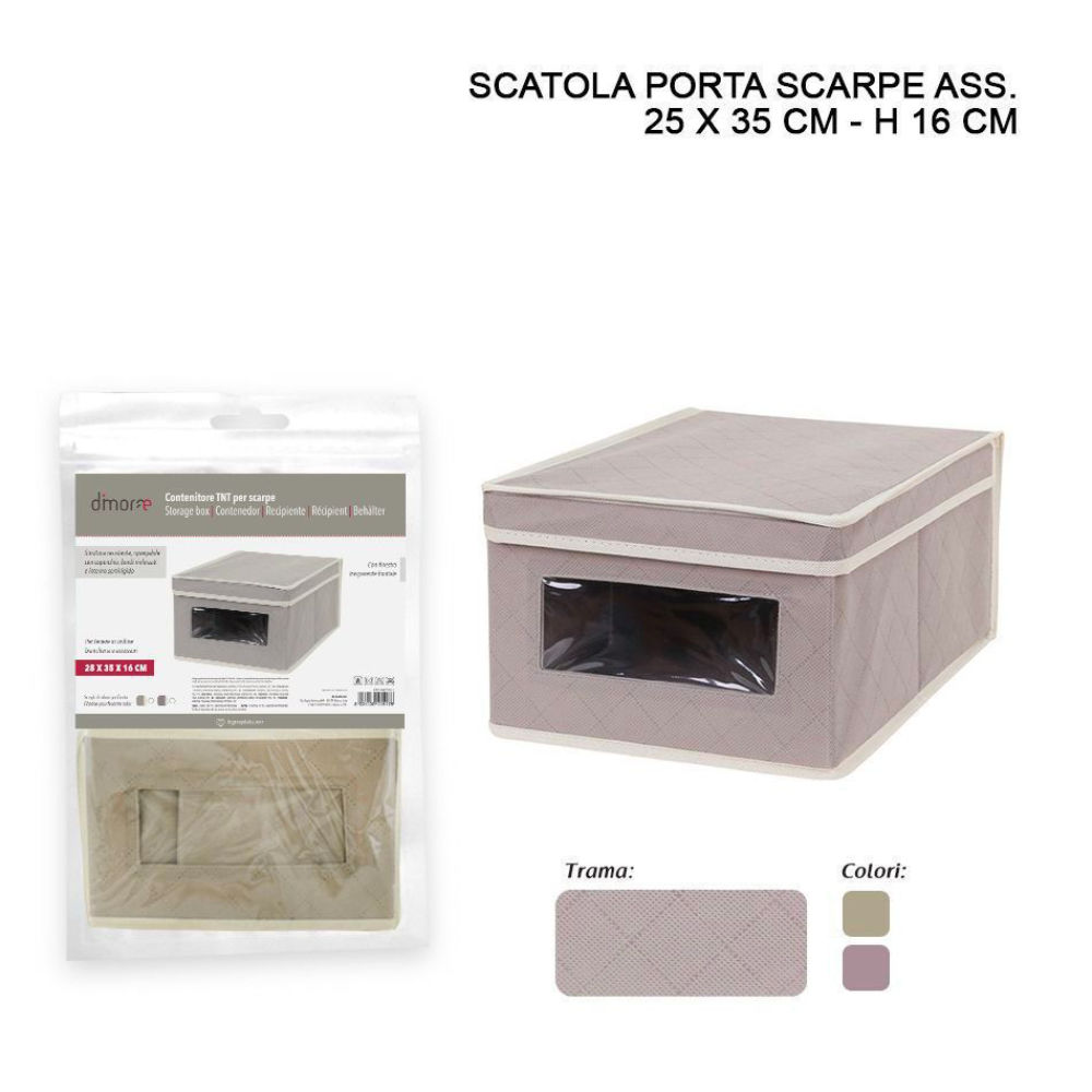 Dimorae Contenitore TNT Scarpe - 25x35x16cmDimorae