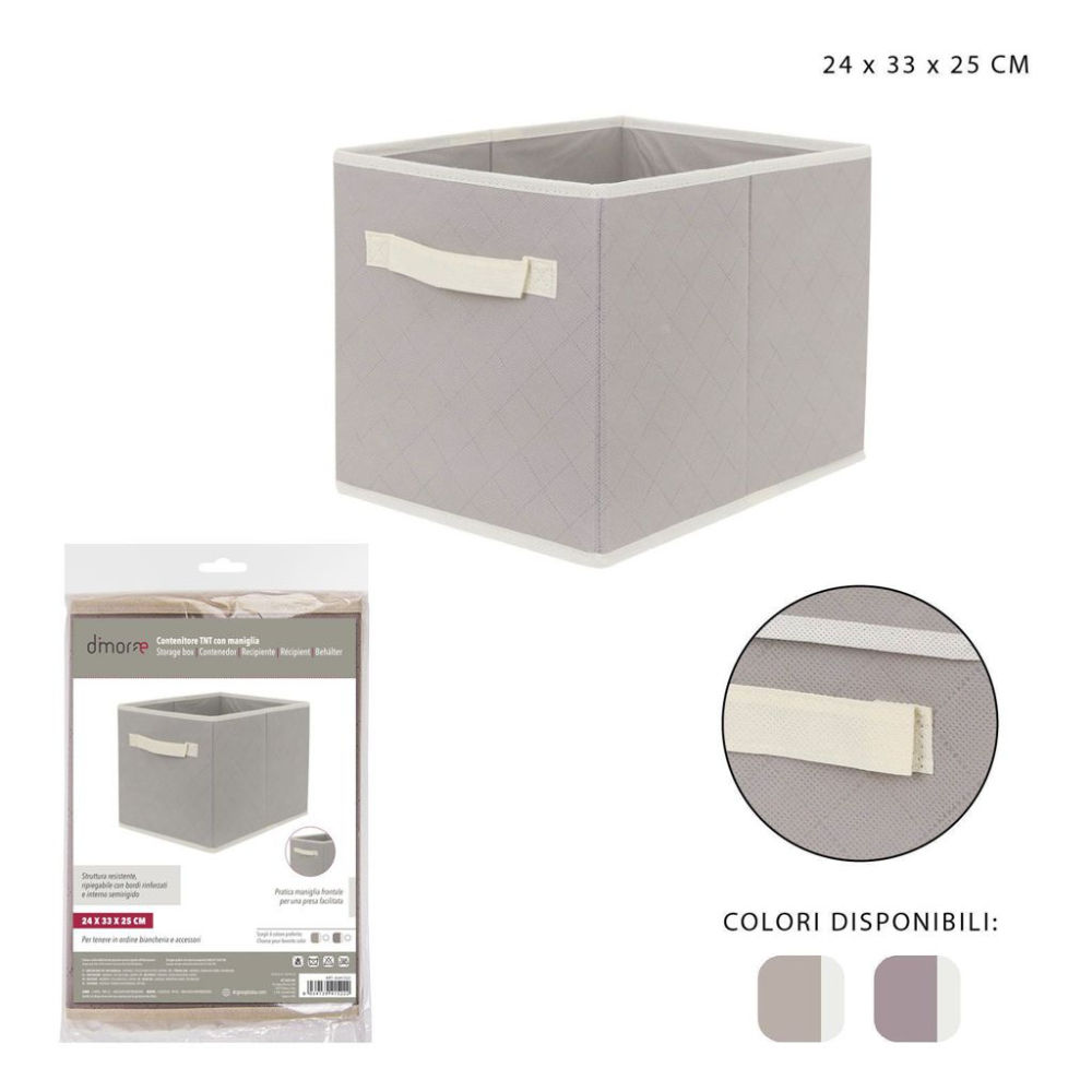 Dimorae Contenitore TNT con Manico - 24x33x25cmDimorae