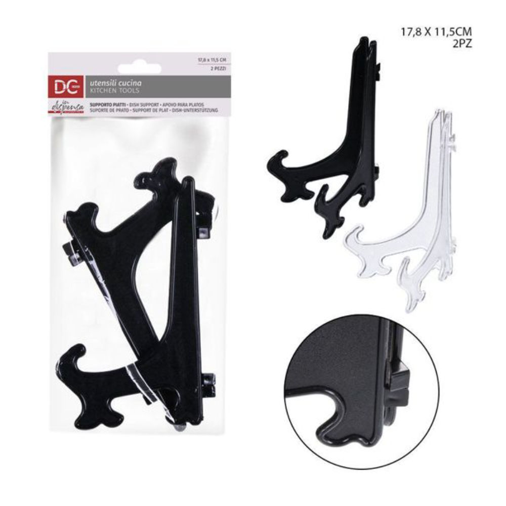 DC CASA SUPPORTO PIATTI PLASTICA 17,8X11,5CM 2PZDc Casa