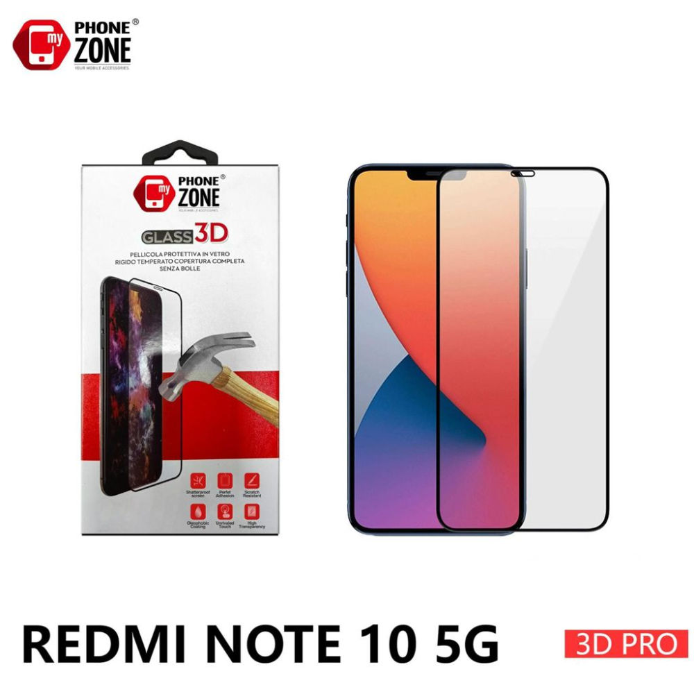 MY PHONE ZONE PELLICOLA VETRO TEMPERATO REDMI NOTE 10 5GMy Phone Zone