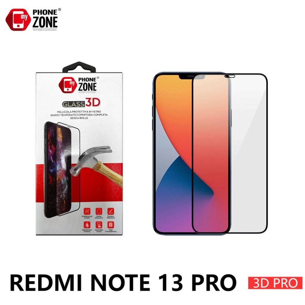 MY PHONE ZONE PELLICOLA VETRO TEMPERATO REDMI NOTE 13 PROMy Phone Zone