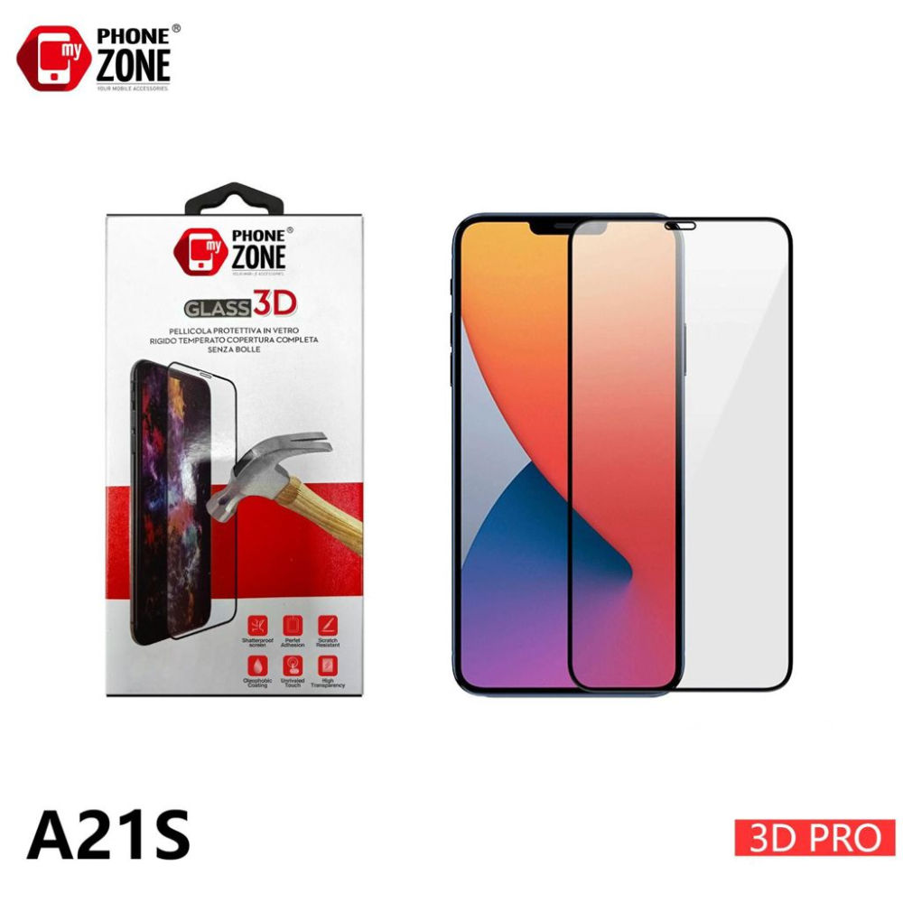 MY PHONE ZONE PELLICOLA VETRO TEMPERATO SAMSUNG A21SMy Phone Zone