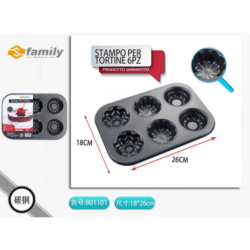 STAMPO PER TORTINE 6PZS Family