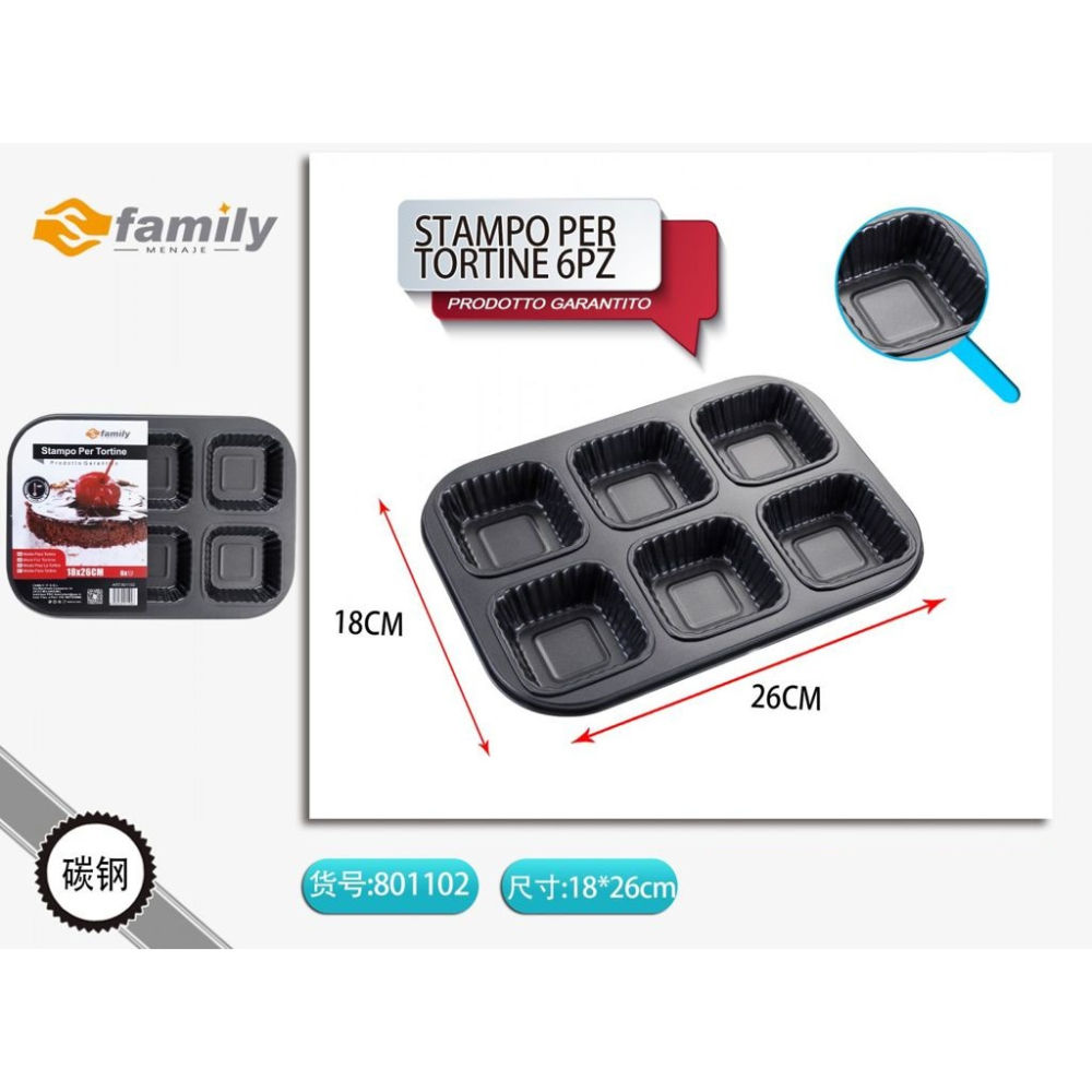 STAMPO PER TORTINE 6PZS Family