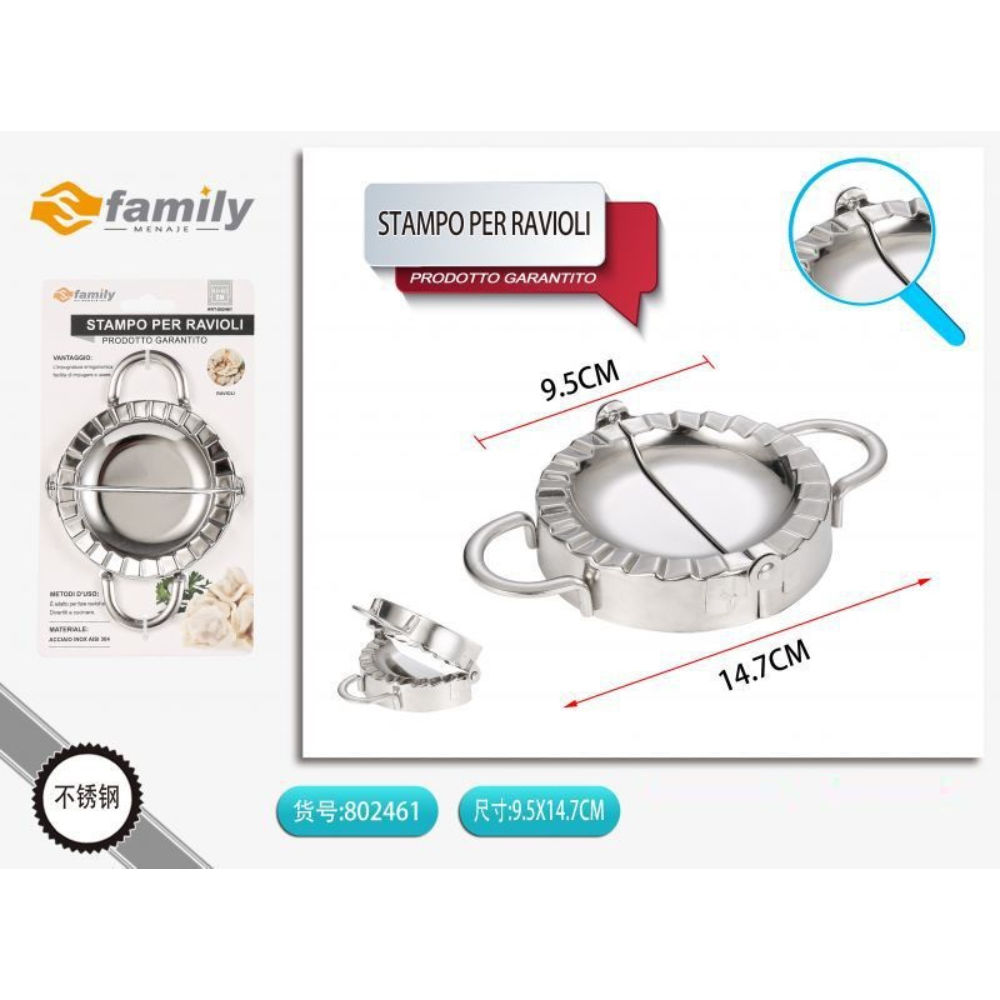 STAMPO PER RAVIOLI 9,5/14,7CMS Family