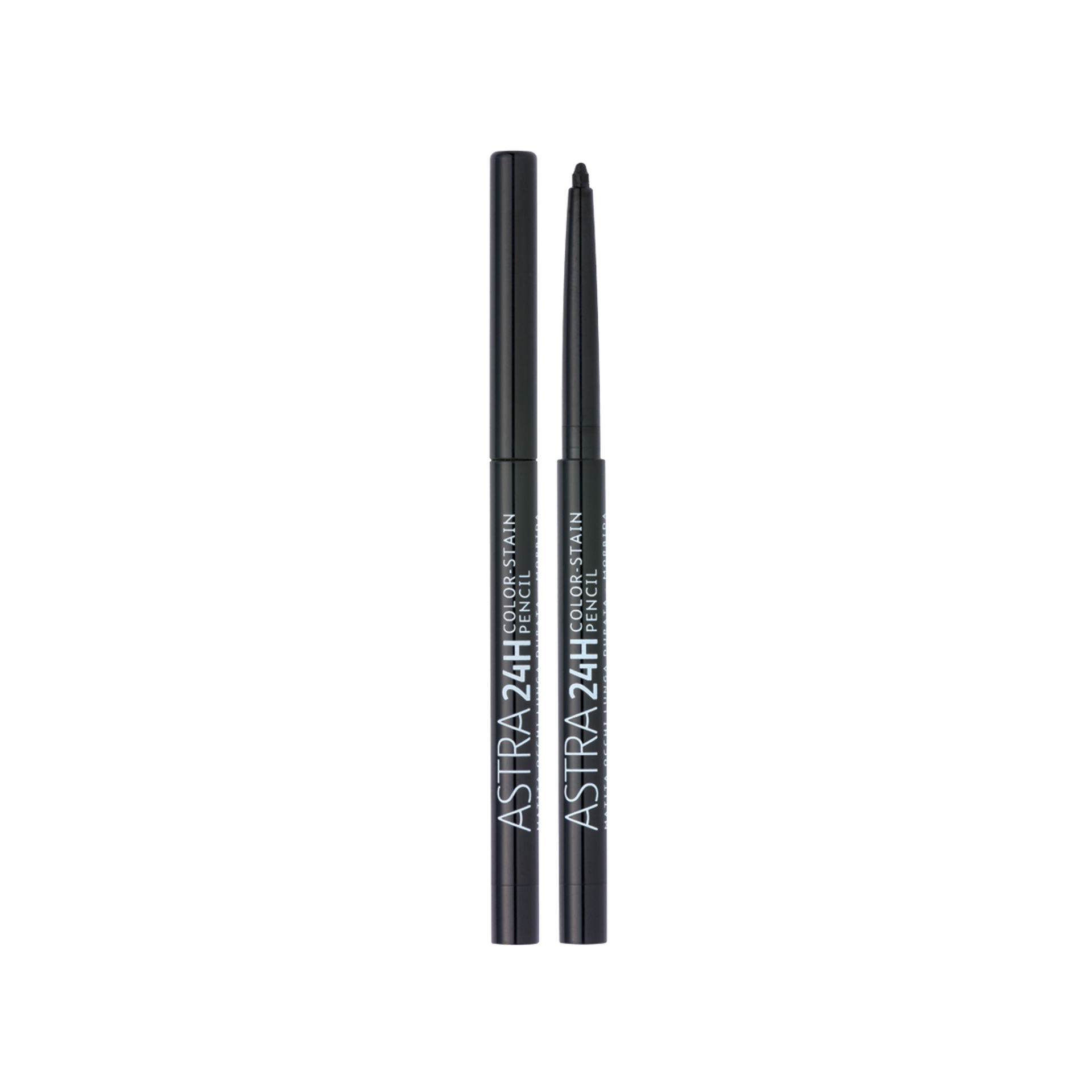 ASTRA 24H COLOR-STAIN PENCIL - NERO - Matita Occhi AutomaticaAstra