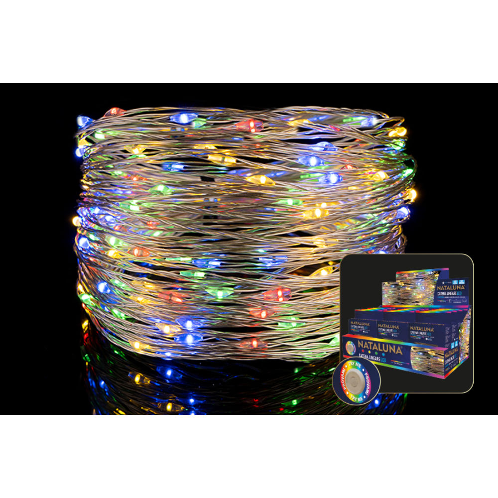 20 Micro LED Multicolore Interno - Luce Fissa - 2mNataluna