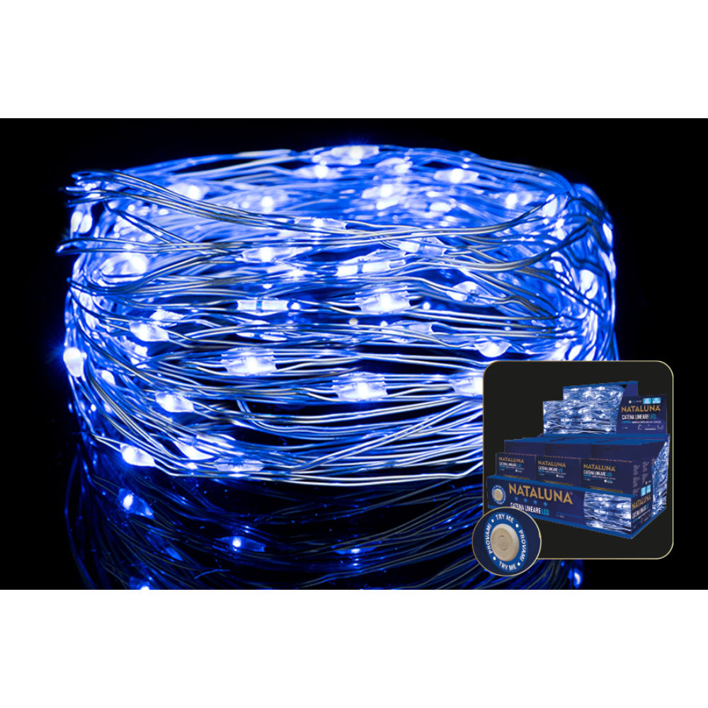 100 Micro LED Blu Interno - Luce Fissa - 10mNataluna