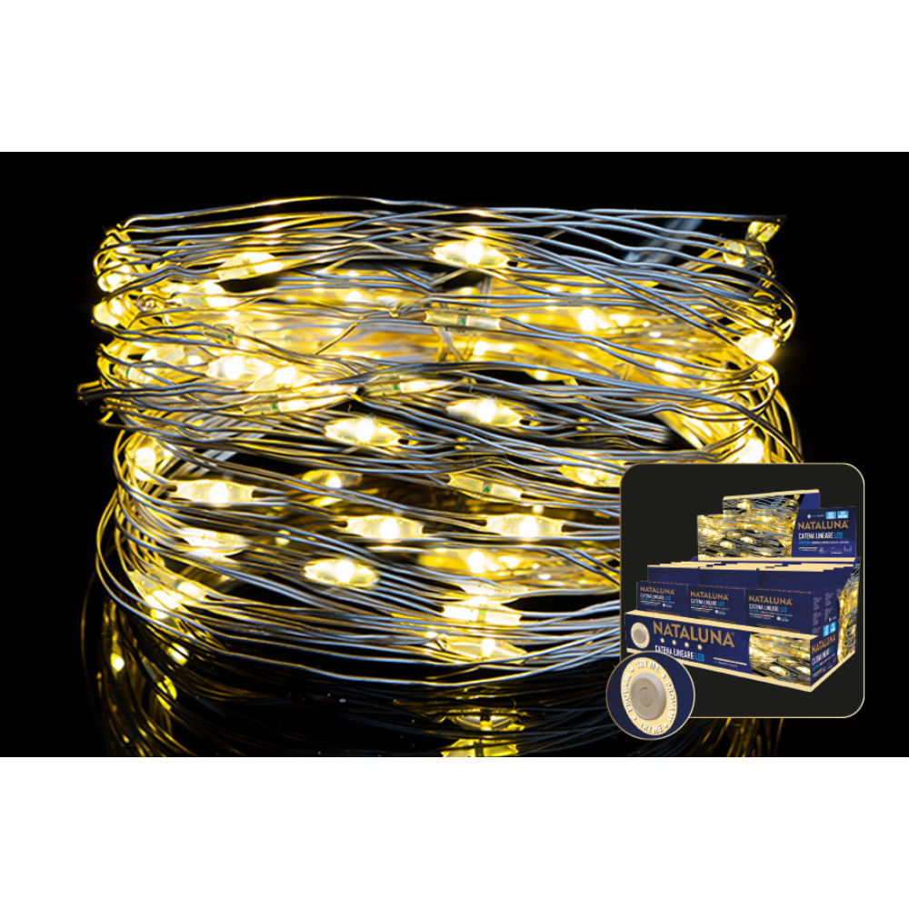 180 Micro LED Caldo Esterno - 8 Giochi Luce - 18mNataluna