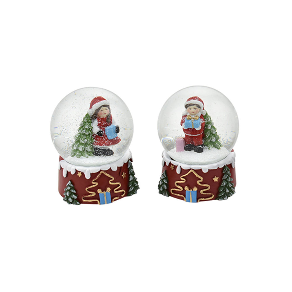 Palla di Neve in Vetro - Ø6,5x9cmNataluna