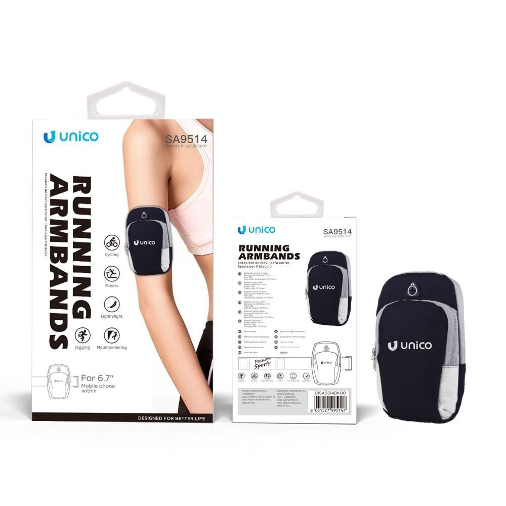 Fascia Sportiva Porta Telefono SA9514 - NeroUnico