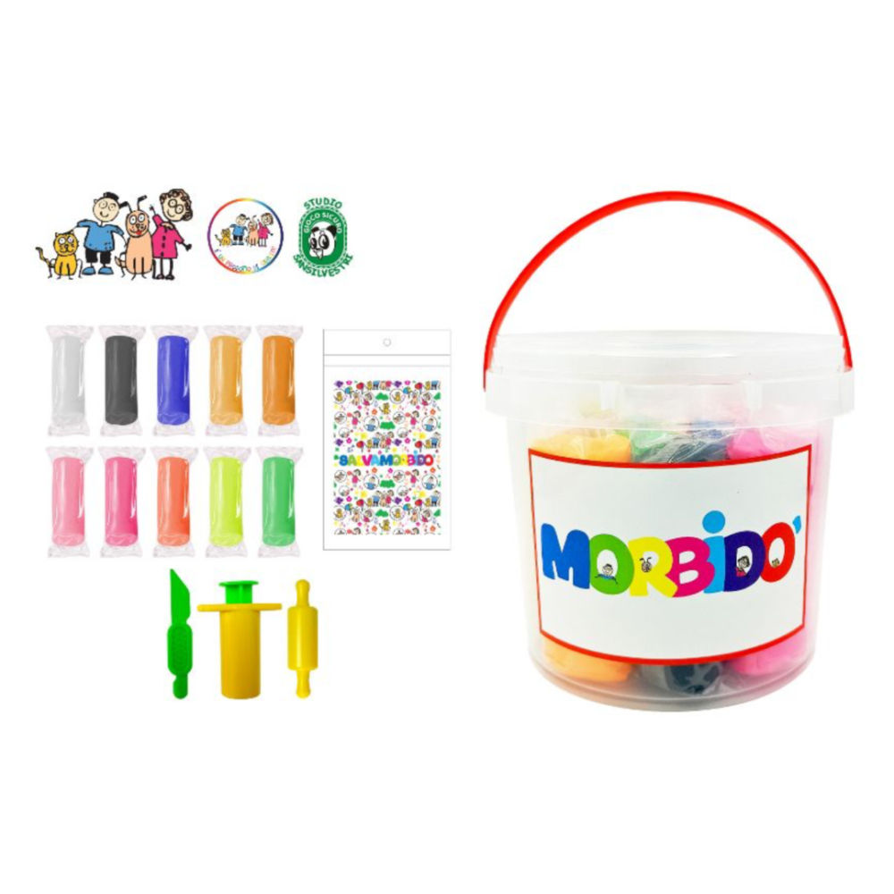 PLASTILINA SECCHIELLO 1.3KG - 10PZEol