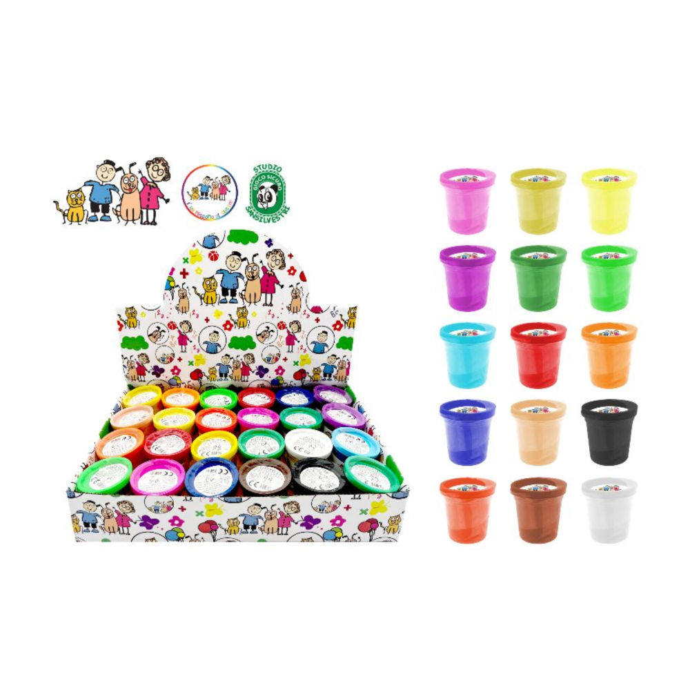 PLASTILINA BARATTOLO 100G ASSORTITIè Mio
