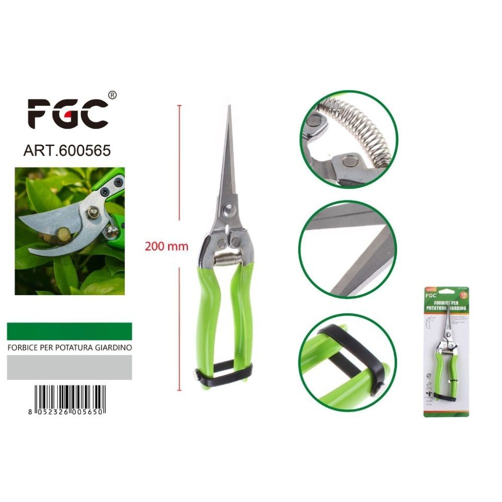 FGC Forbice per Potatura Punta Fine - 20cmFgc