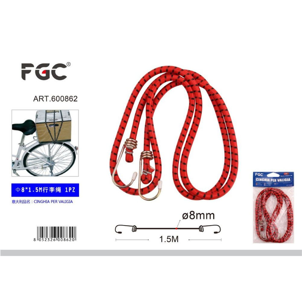 CINGHIA PER VALIGIA 8*1,5MFgc