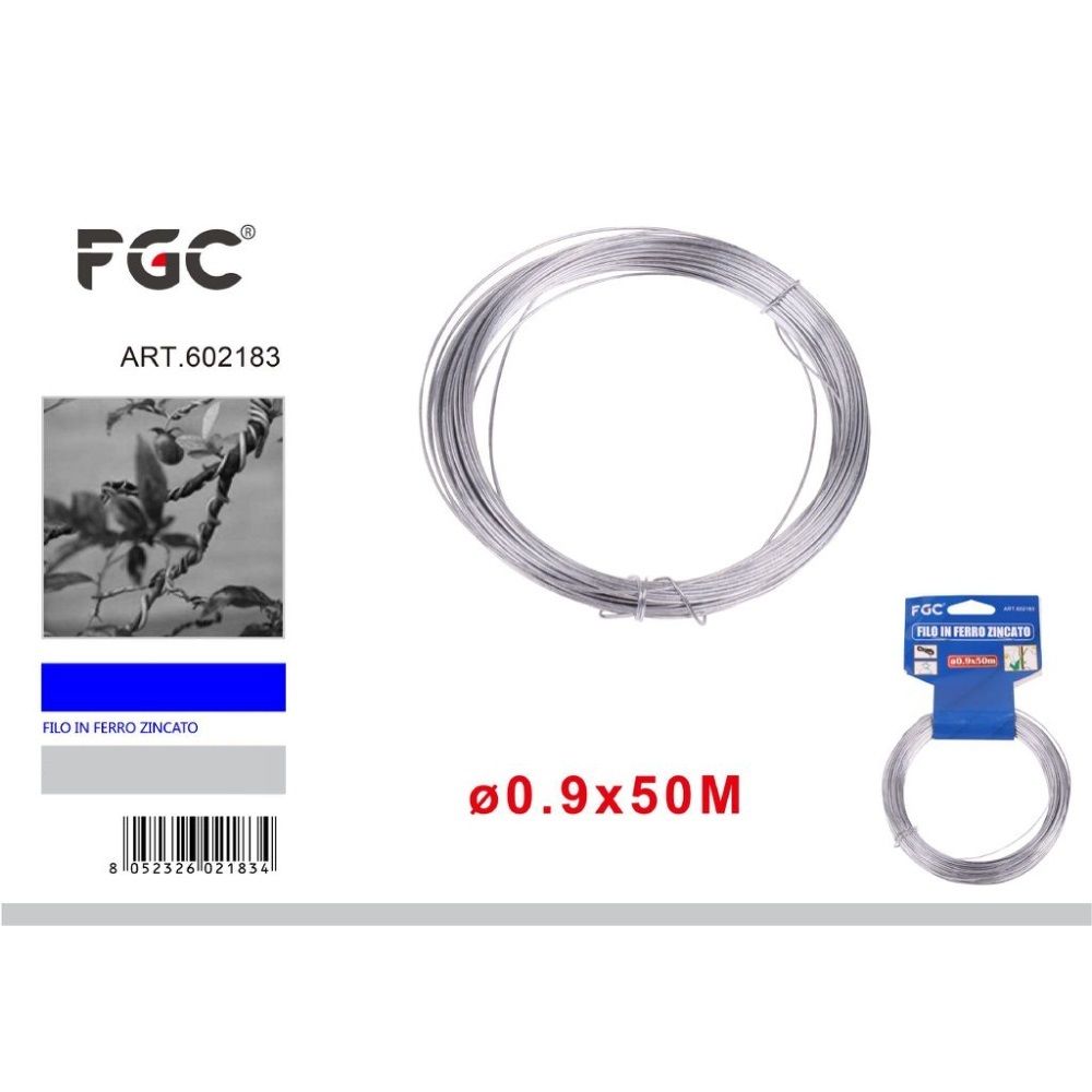FGC Filo Zincato - 0,9mm/50mFgc