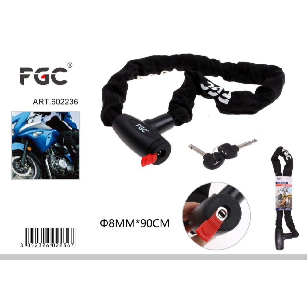 FGC Lucchetto a Catena - Ø8mm/90cmFgc