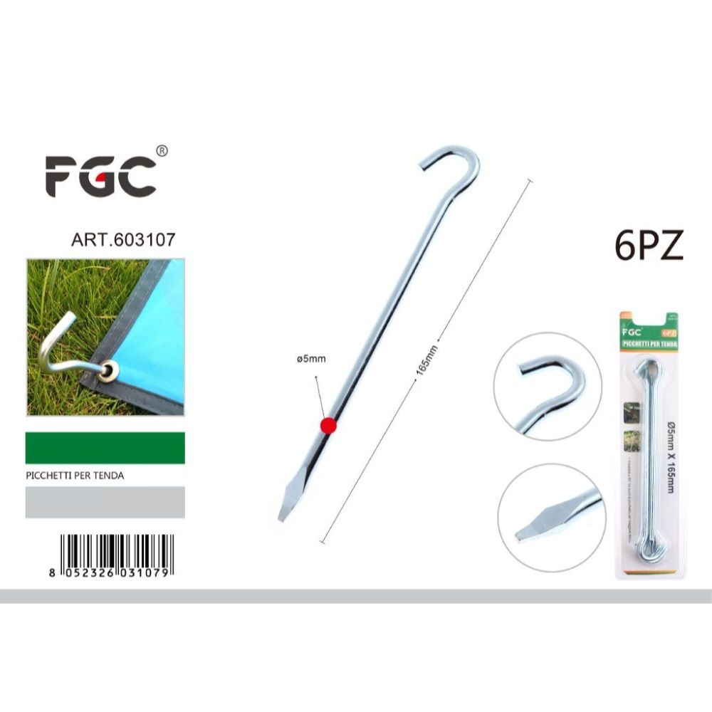 FGC Picchetto per Tende - 6pzFgc