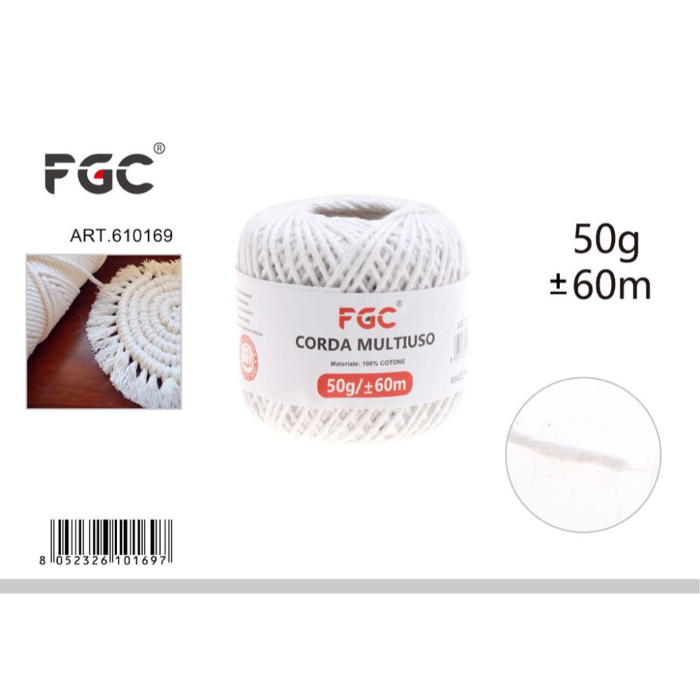 FGC Spago di Cotone 50g - BiancoFgc