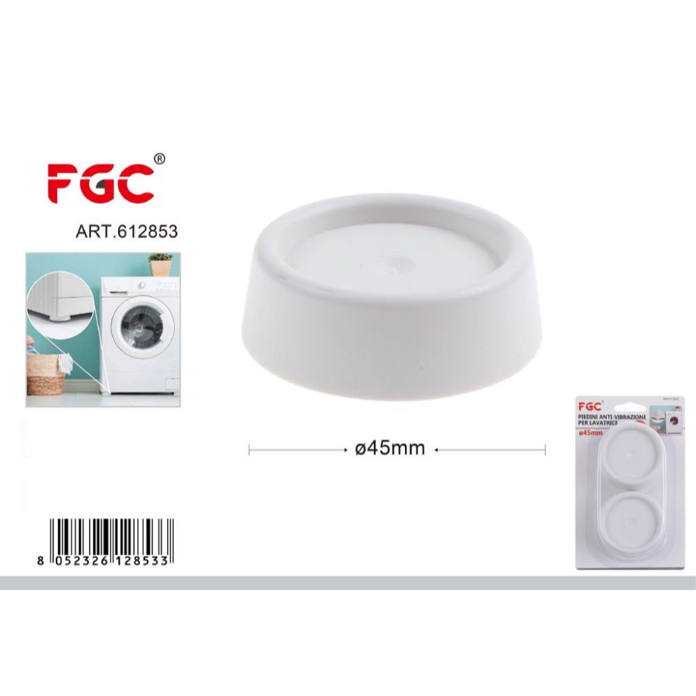 FGC Piedini Calzanti per Lavatrice Ø45mm - 4pzFgc
