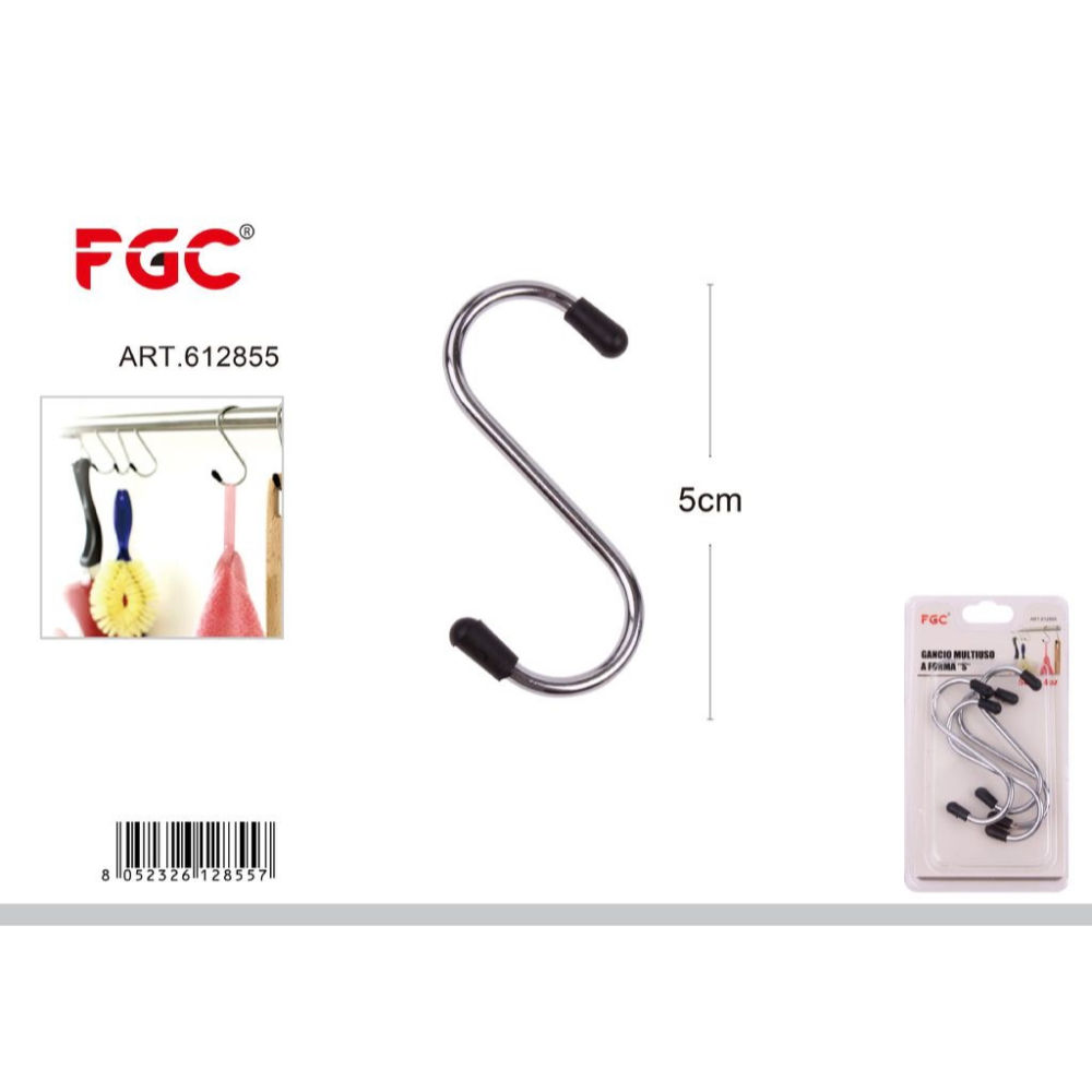 FGC Gancio "S" Multiuso 5cm - 3pzFgc