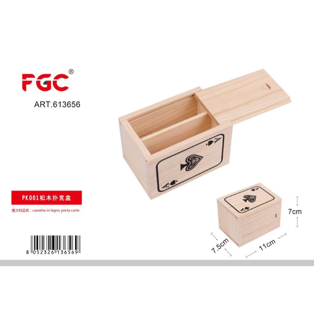 CASSETTA IN LEGNO PORTA CARTEFgc